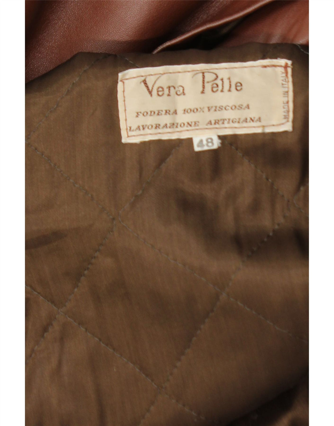 Lavorazione Artigiana Veste Oversize Femme IT 48 XL Marron