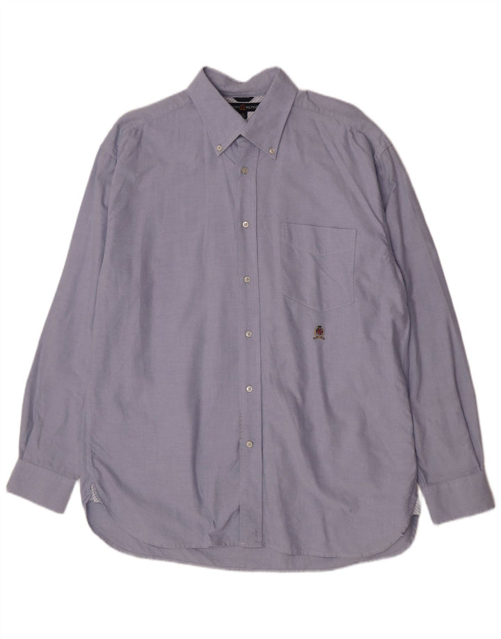 Tommy Hilfiger Chemise Regular Fit Homme Grand Bleu Coton