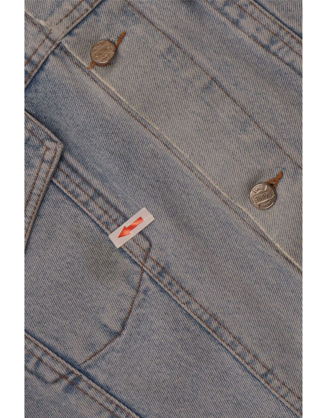 veste en denim homme vintage UK 40 Grand Bleu