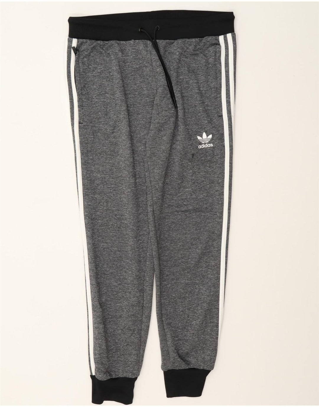 Adidas Pantalon de survêtement pour femme Joggers UK 12 Gris moyen Polyester