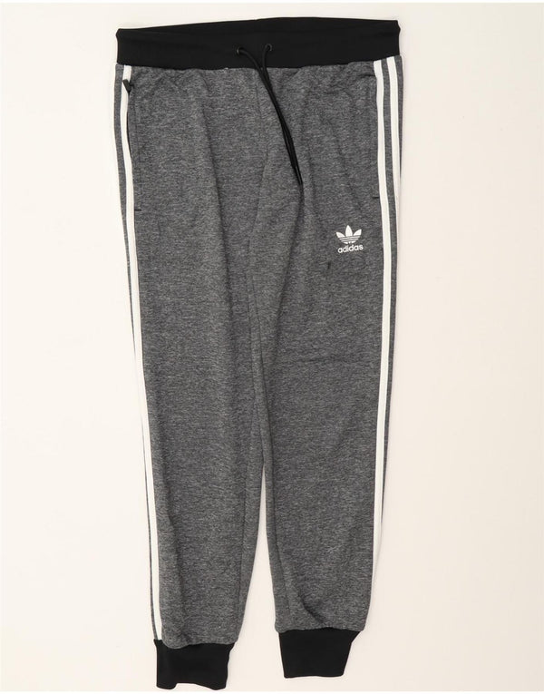 Adidas Pantalon de survêtement pour femme Joggers UK 12 Gris moyen Polyester