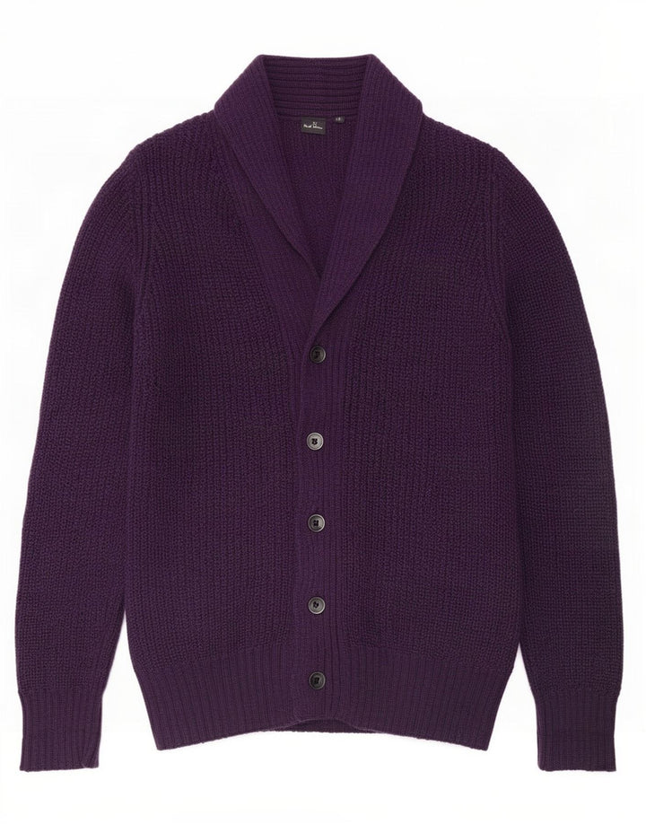 Paul Smith Cardigan Pull Laine Violet Moyen Homme