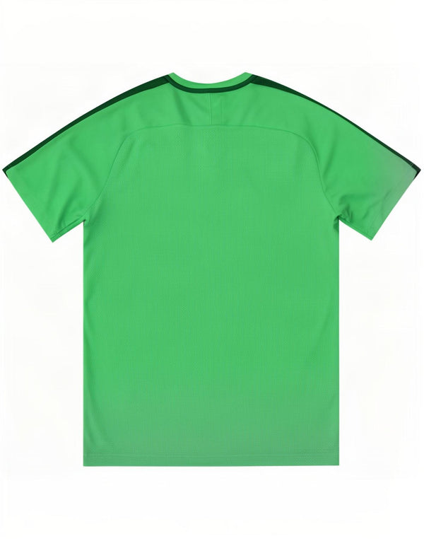 Nike Hommes Dri Fit Graphic T-Shirt Haut Vert Moyen Colorblock Polyester