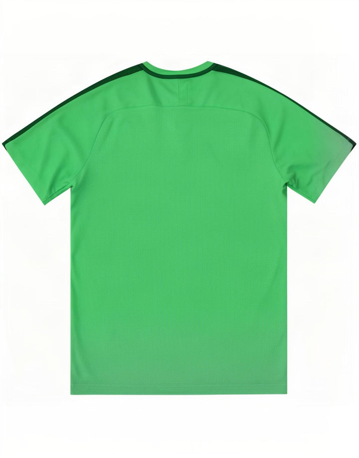 Nike Hommes Dri Fit Graphic T-Shirt Haut Vert Moyen Colorblock Polyester