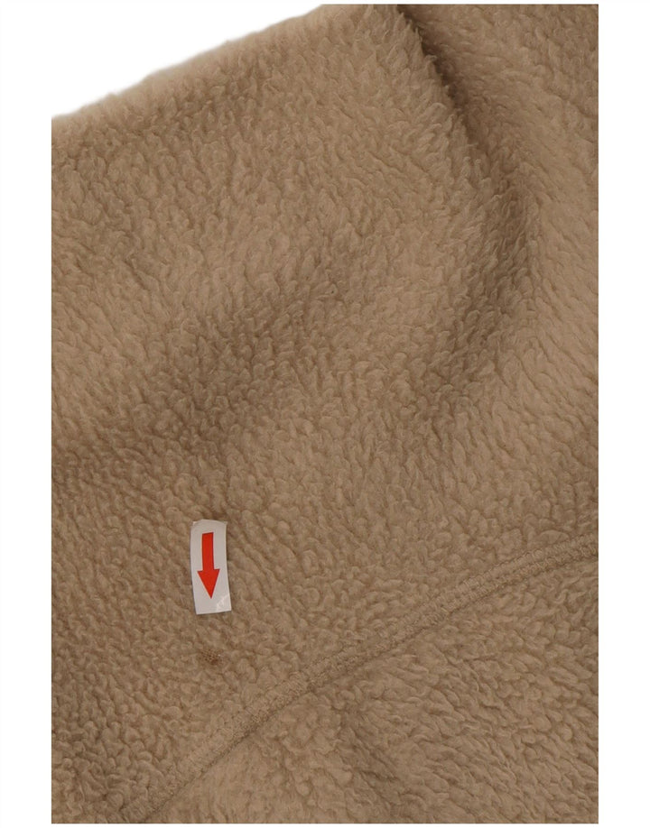 FILA Veste Polaire Homme UK 44 2XL Beige Colorblock Polyester