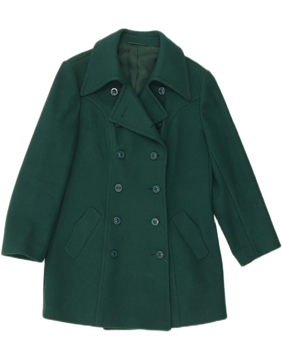 RALPH Manteau croisé pour femme IT 42 Vert moyen