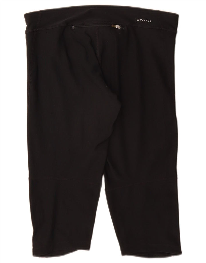 Nike Legging Capri Dri Fit pour femme UK 10 Petit Noir