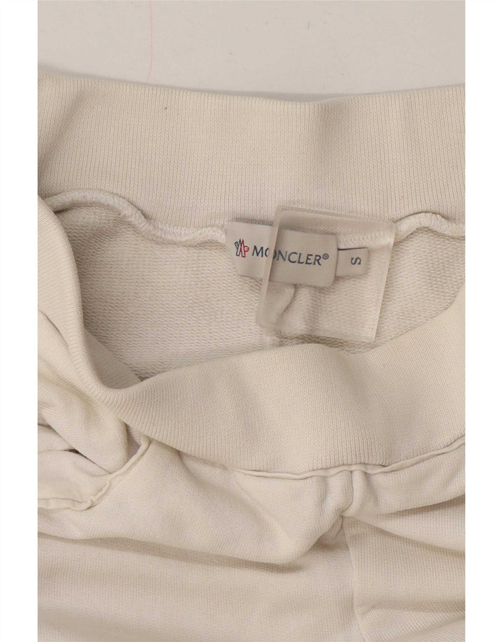 Moncler Pantalon de survêtement pour femme Joggers UK 10 Small Blanc