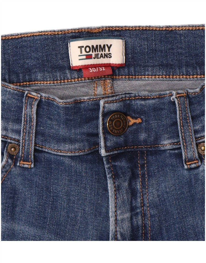 Tommy Hilfiger Jean Slim Homme W30 L32 Bleu Coton