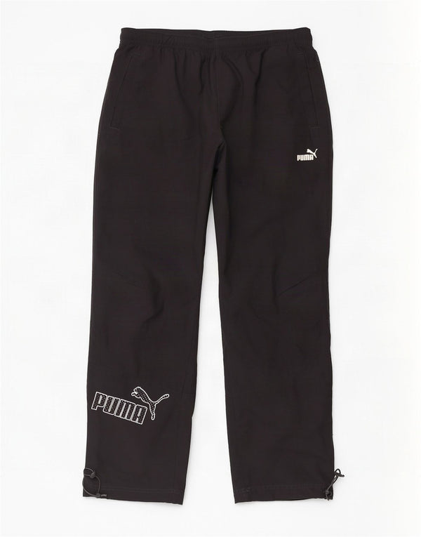 Puma Pantalon de survêtement pour homme Large Noir Polyester