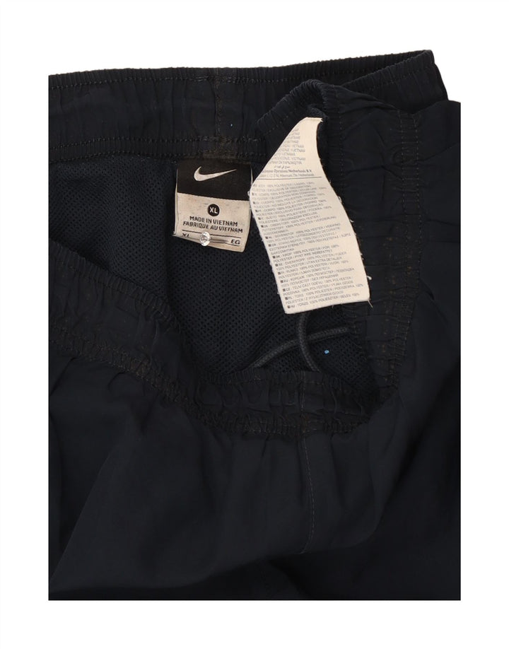 Nike Short de bain graphique pour homme XL Bleu marine Polyester
