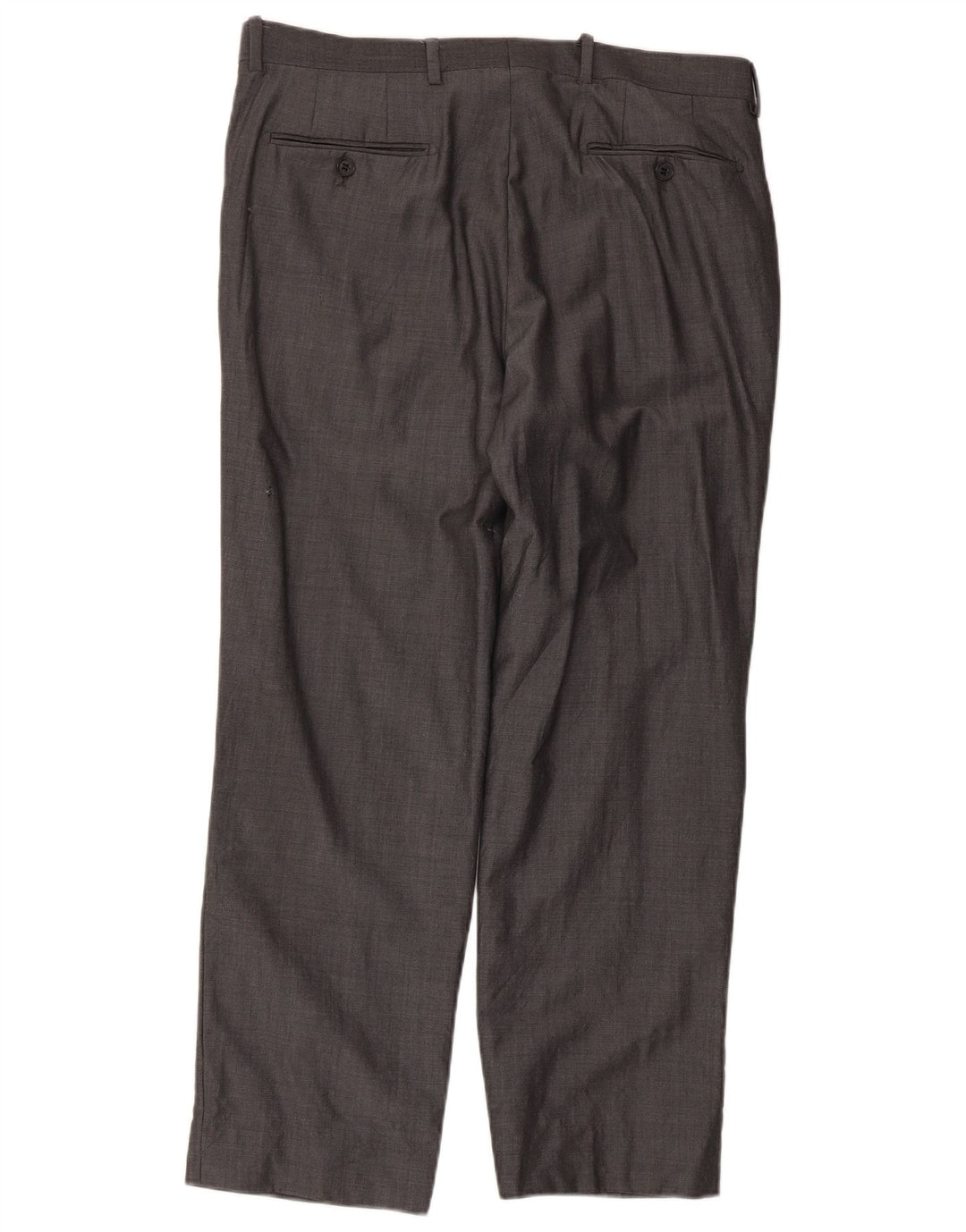 Marks & Spencer Pantalon de Costume Droit Autograph Homme W34 L29 Gris Laine