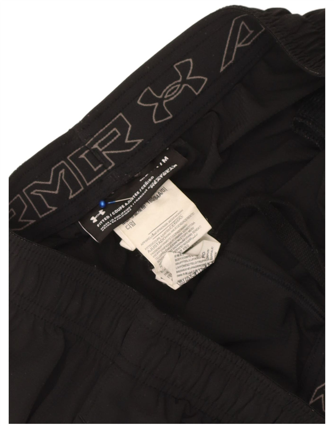 Under Armour Short de Sport Heat Gear Homme Noir Moyen Polyester