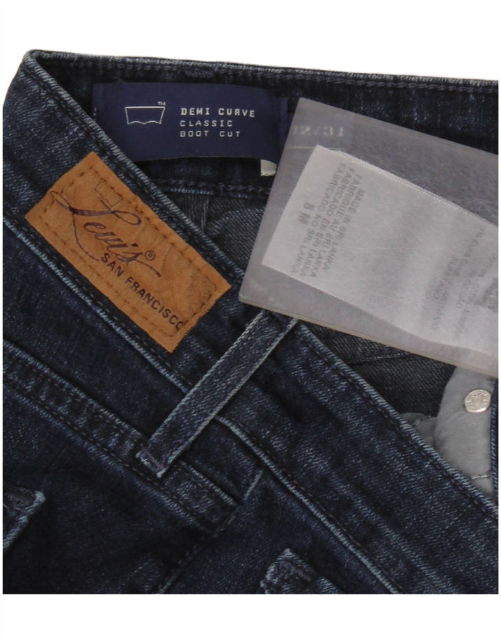 LEVI'S Jean Demi Curve Bootcut Femme Coupe Classique W31 L32 Bleu Marine