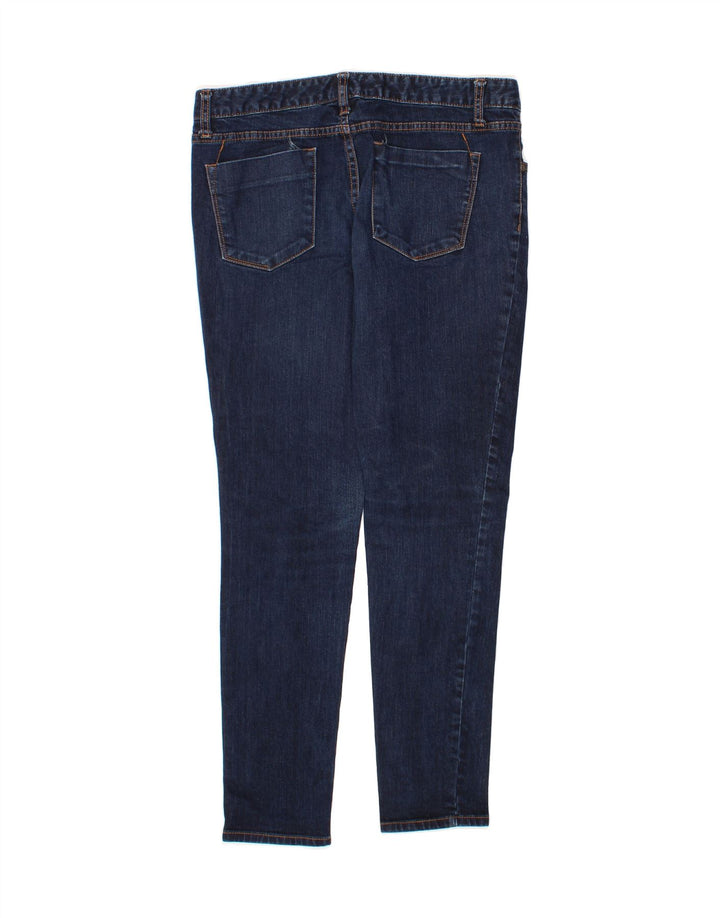 MOSSIMO Womens Skinny Jeans US 8 Medium W30 L29 Navy Blue Cotton Vintage Mossimo and Second-Hand Mossimo from Messina Hembry 
