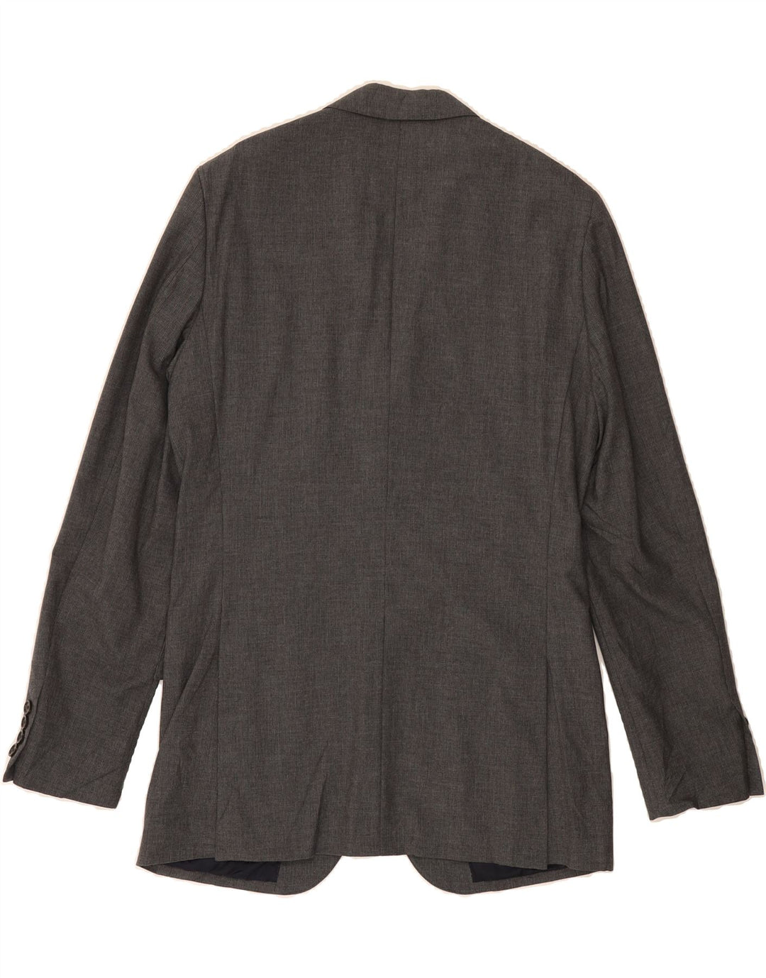 J. CREW Mens Longline 2 Button Blazer Jacket UK 40 Large Grey Wool Vintage J. Crew and Second-Hand J. Crew from Messina Hembry 