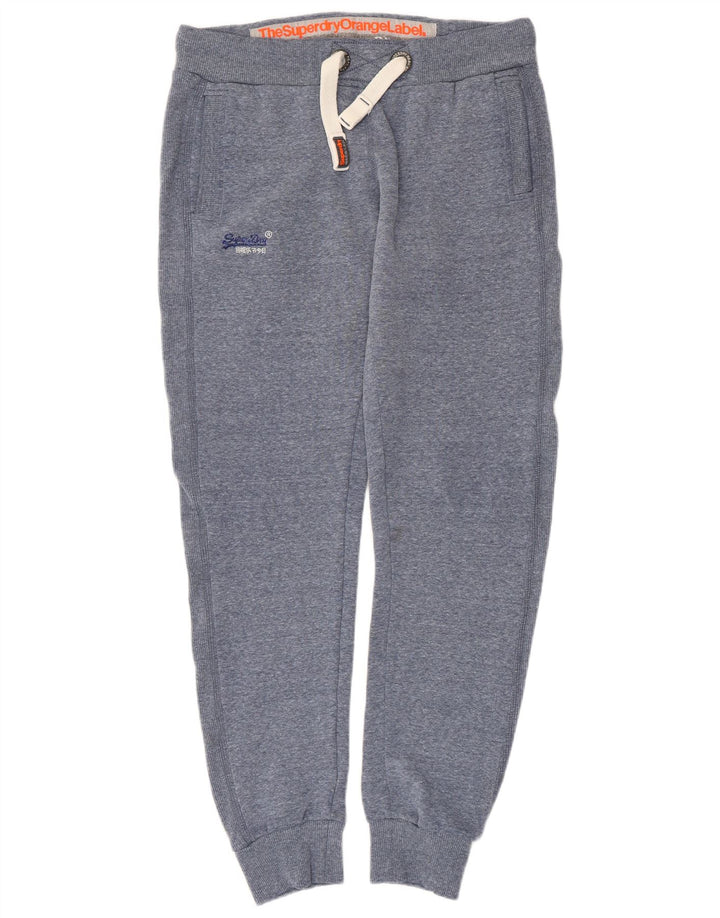 Superdry Pantalon De Survêtement Joggers Coton Chiné Bleu Moyen |