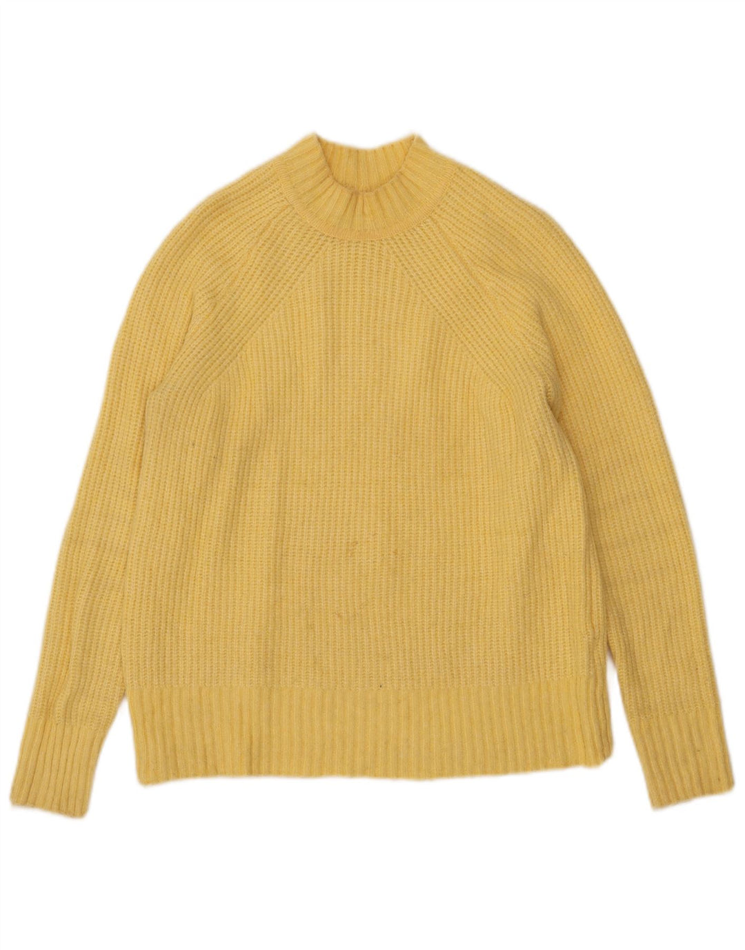 Marks & Spencer Pull col roulé pour femme UK 10 Petit Jaune
