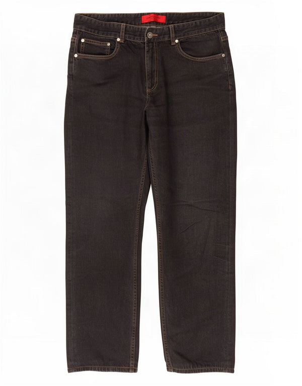 Pierre Cardin Jean droit homme W36 L32 coton noir
