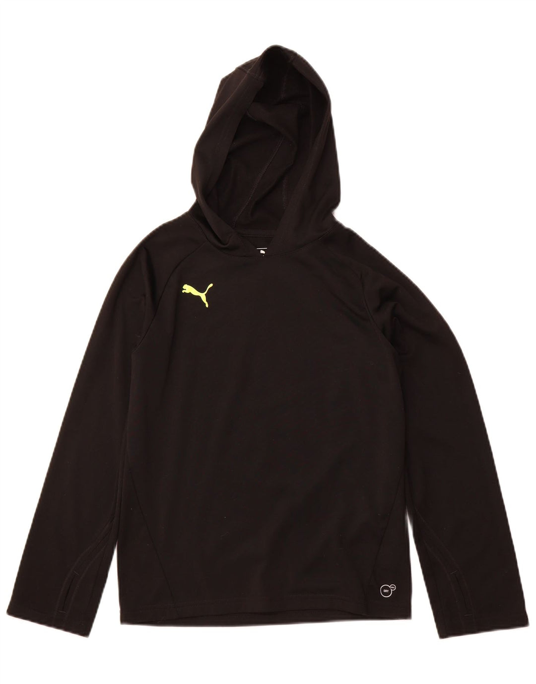 PUMA Sweat à capuche garçon 11-12 ans Noir Polyester