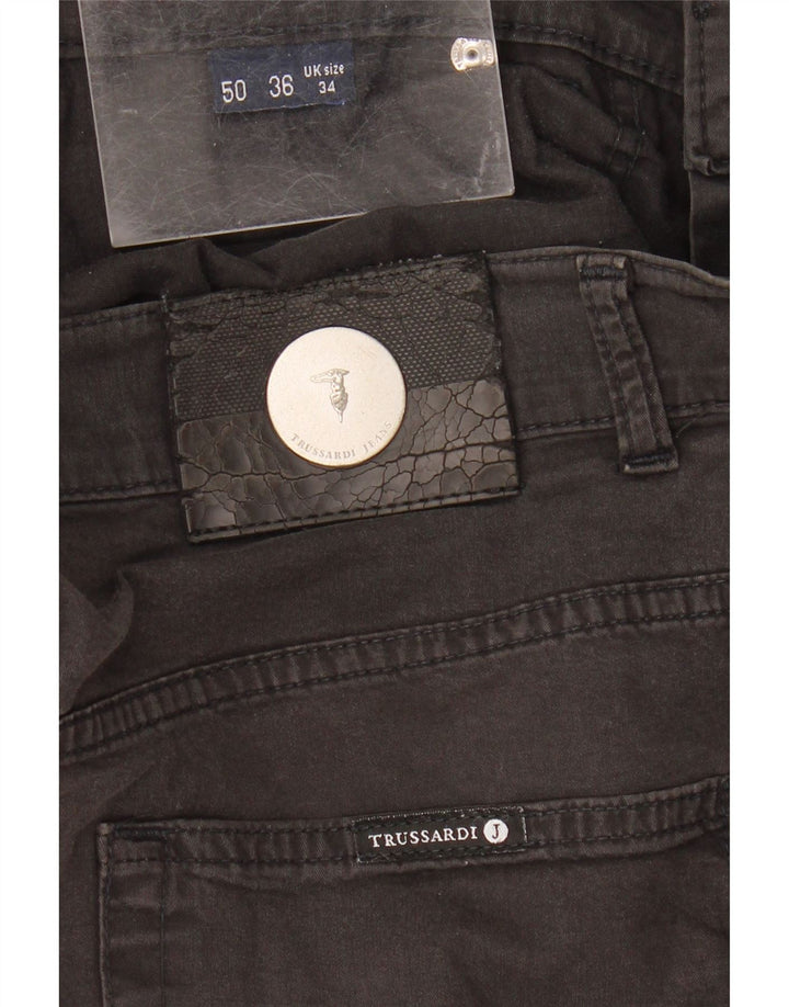 Trussardi Jean Droit W34 L28 Noir Homme