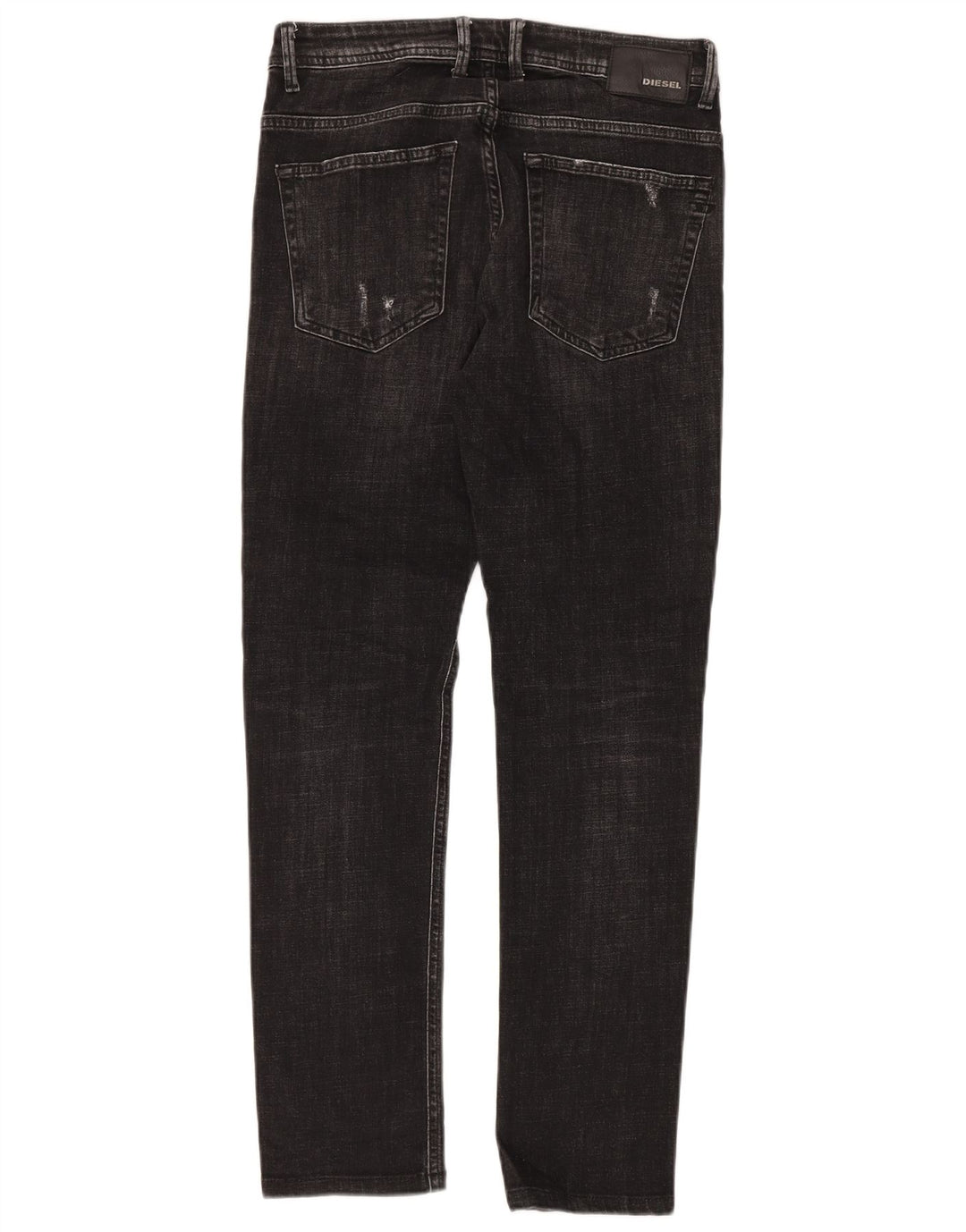 Diesel Jean slim vieilli W33 L30 en coton noir pour homme