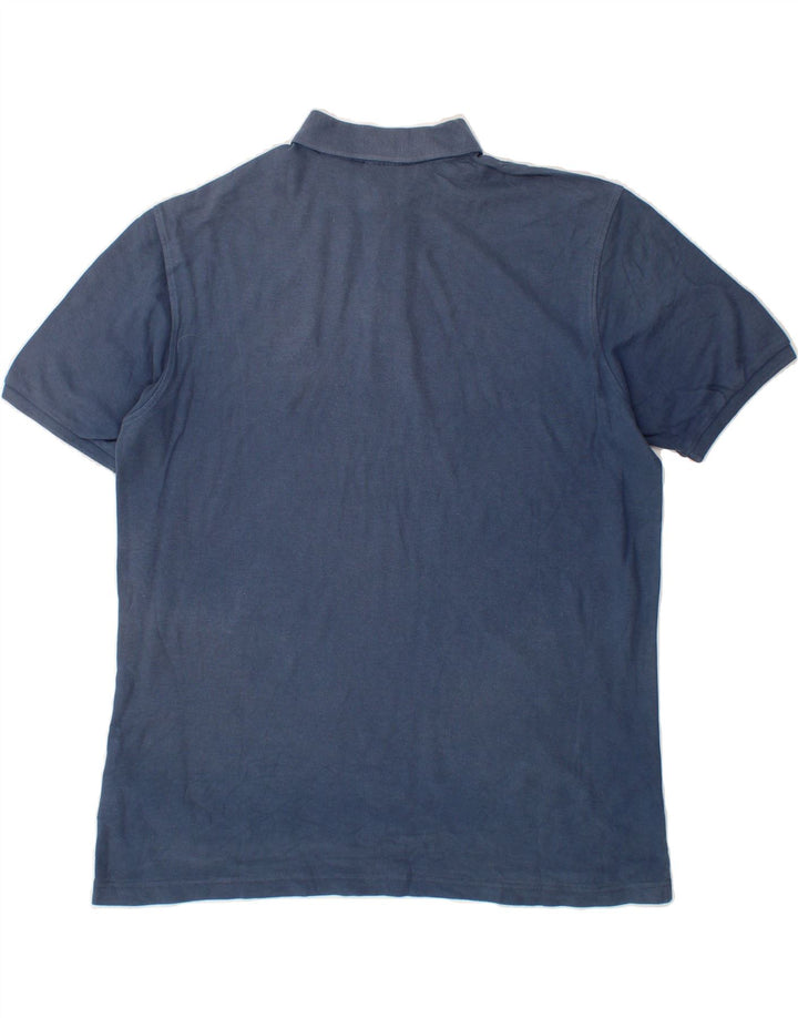 FILA Mens Polo Shirt XL Navy Blue Cotton Vintage Fila and Second-Hand Fila from Messina Hembry 