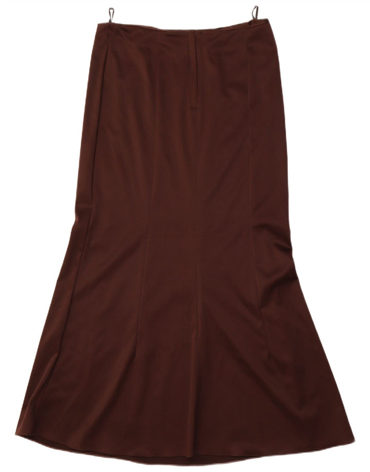 AFTERSHOCK Jupe Trompette Femme UK 16 Large W32 Marron Polyester