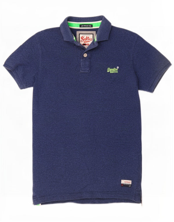 Superdry Polo The Classic Homme Bleu Marine Moyen Coton