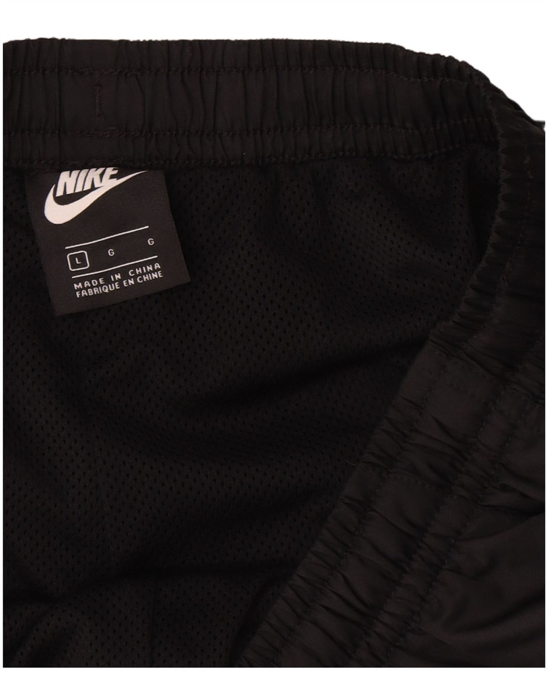 Short de sport Nike Graphic Regular pour hommes, grand, noir, polyester