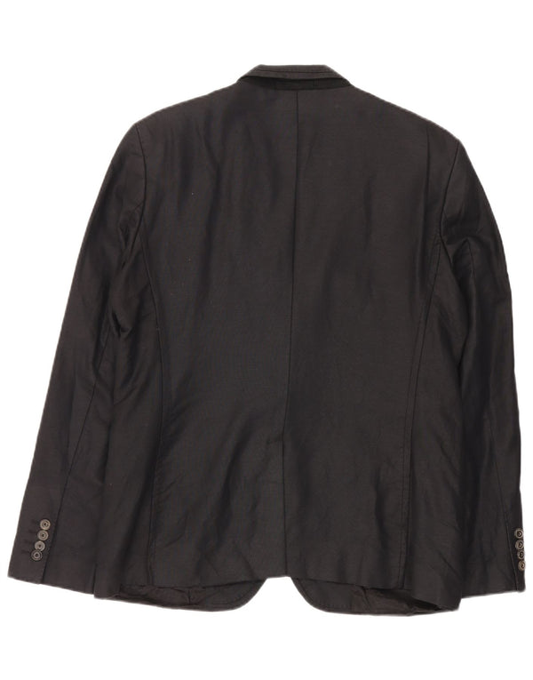 Zara Veste Blazer 2 Boutons Homme EU 54 XL Noir