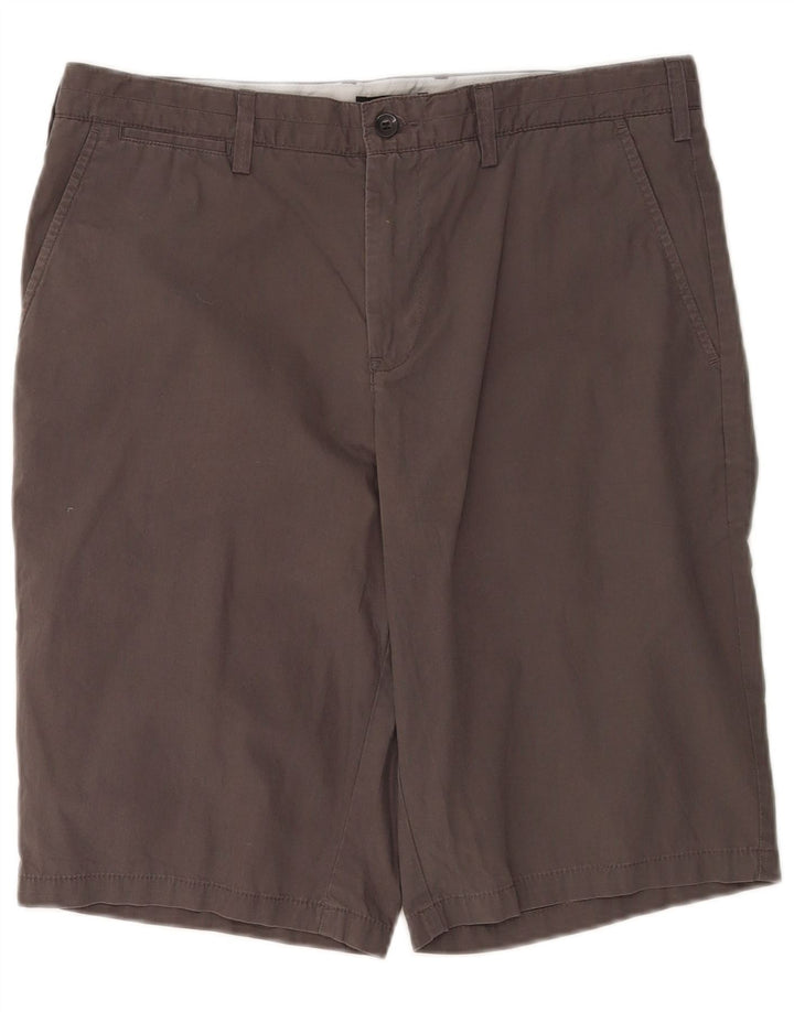 Marks & Spencer Short Chino Homme W34 Grand Gris Coton