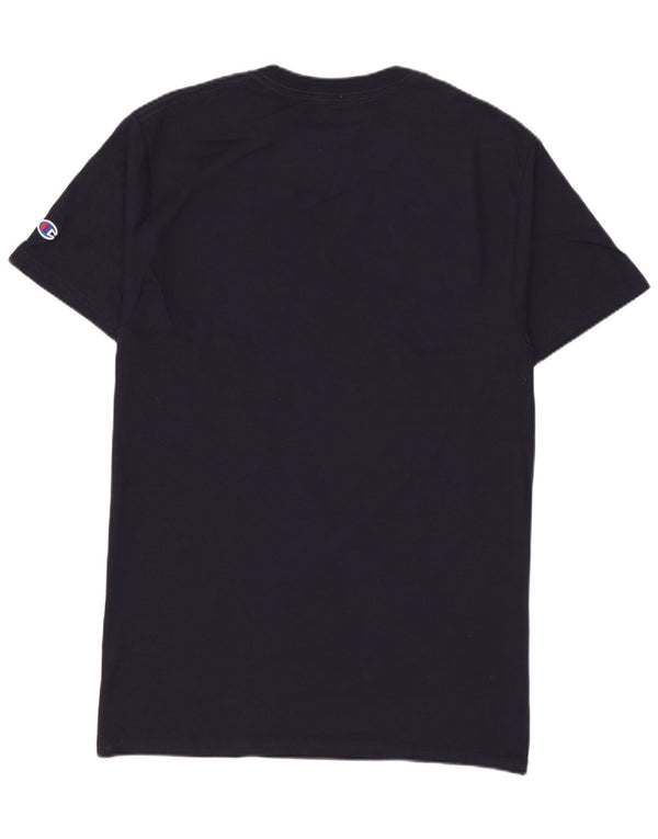 CHAMPION T-Shirt Graphique Homme Petit Bleu Marine