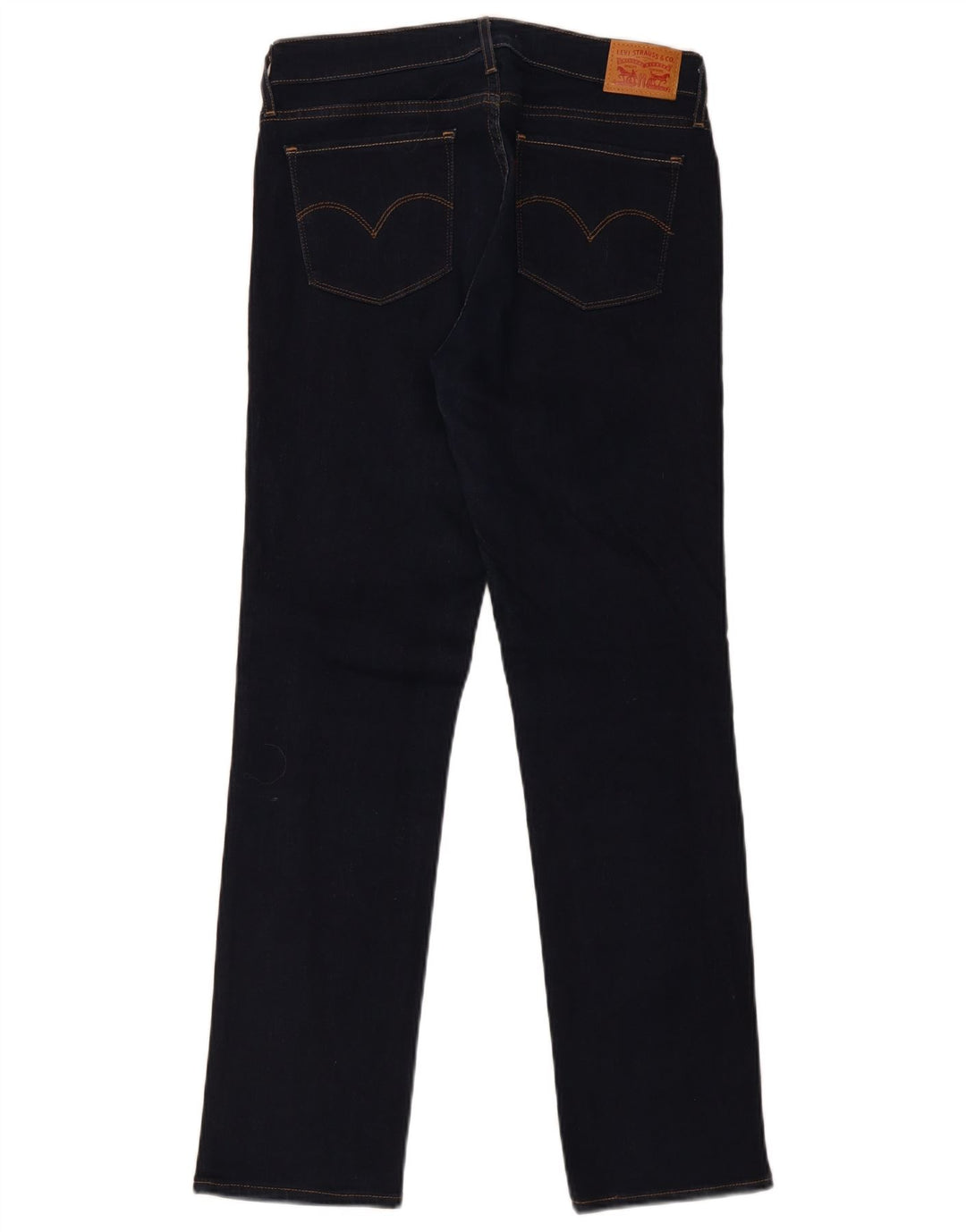 Levi's Jean Droit 714 Femme W29 L31 Bleu Marine Coton