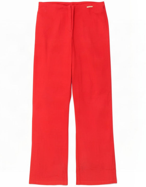 Conte of Florence Pantalon droit décontracté pour femme IT 44 Medium W30 L30 Rouge