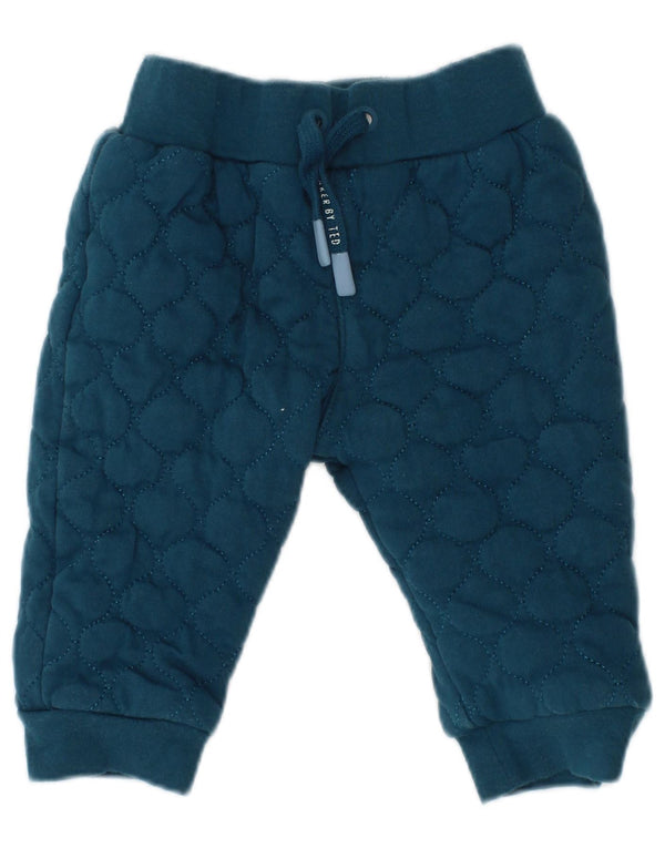 Ted Baker Pantalon de survêtement de jogging pour bébé garçon 3-6 mois en coton bleu marine