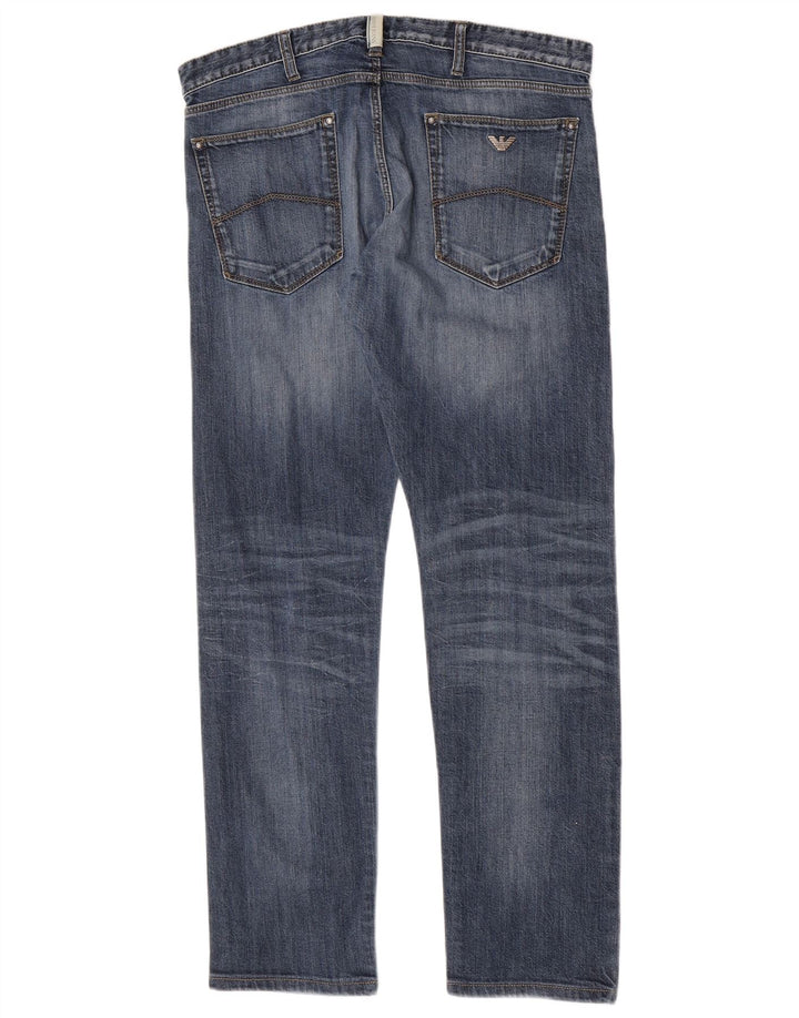 Armani Femme Jean Slim W33 L31 Bleu Coton