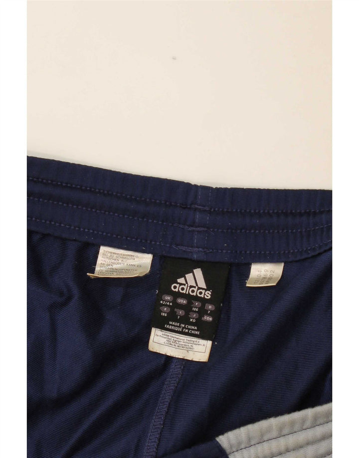 Adidas Pantalon de survêtement pour homme 2XL Bleu marine Colorblock Polyester