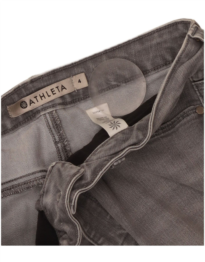ATHLETA Jean slim pour femme US 4 Small W30 L29 Gris Coton