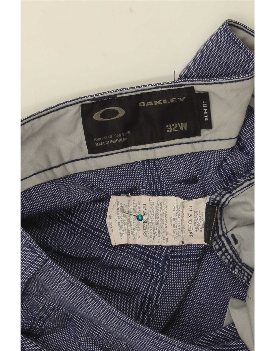 Oakley Short décontracté pour homme W32 en coton bleu moyen