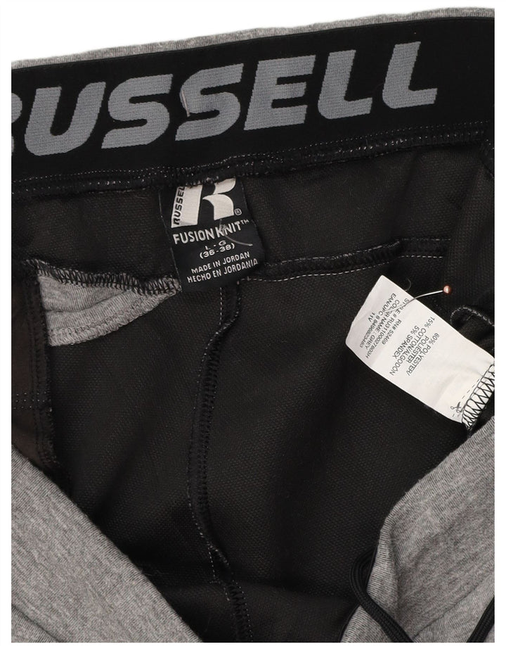 RUSSELL ATHLETIC Pantalon de survêtement pour homme Joggers Large Gris Polyester