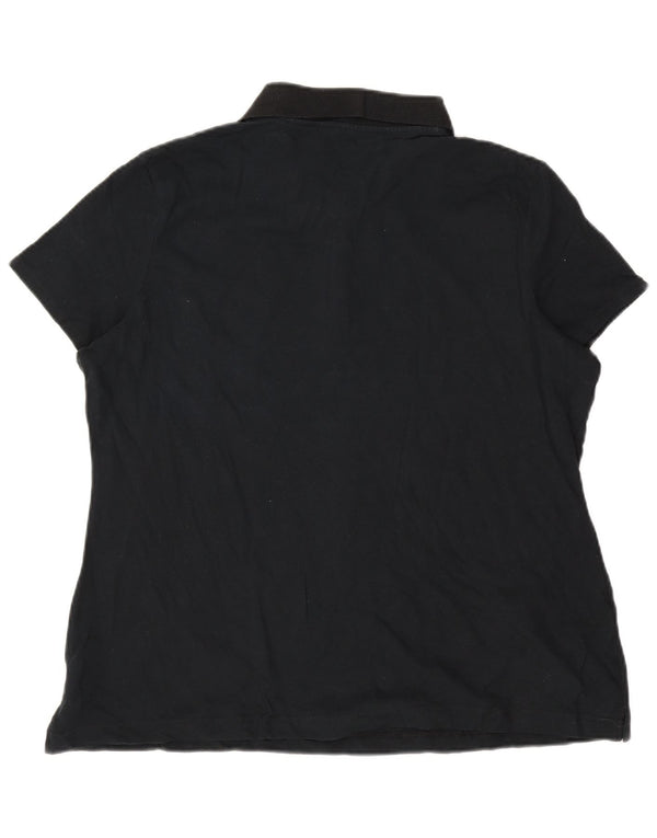 LEE Polo Femme UK 20 2XL Noir Coton