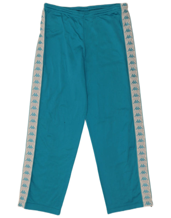 Kappa Pantalon de Survêtement Graphique Homme Large Bleu Colorblock Polyester
