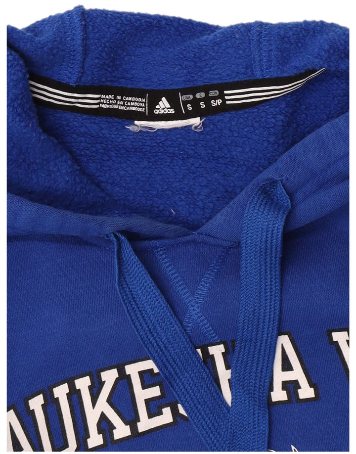 Adidas Pull à capuche graphique Wolverines Graphic pour homme, petit, bleu