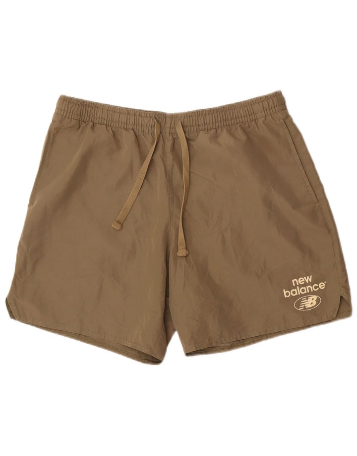 New Balance Short de bain homme grand kaki polyester