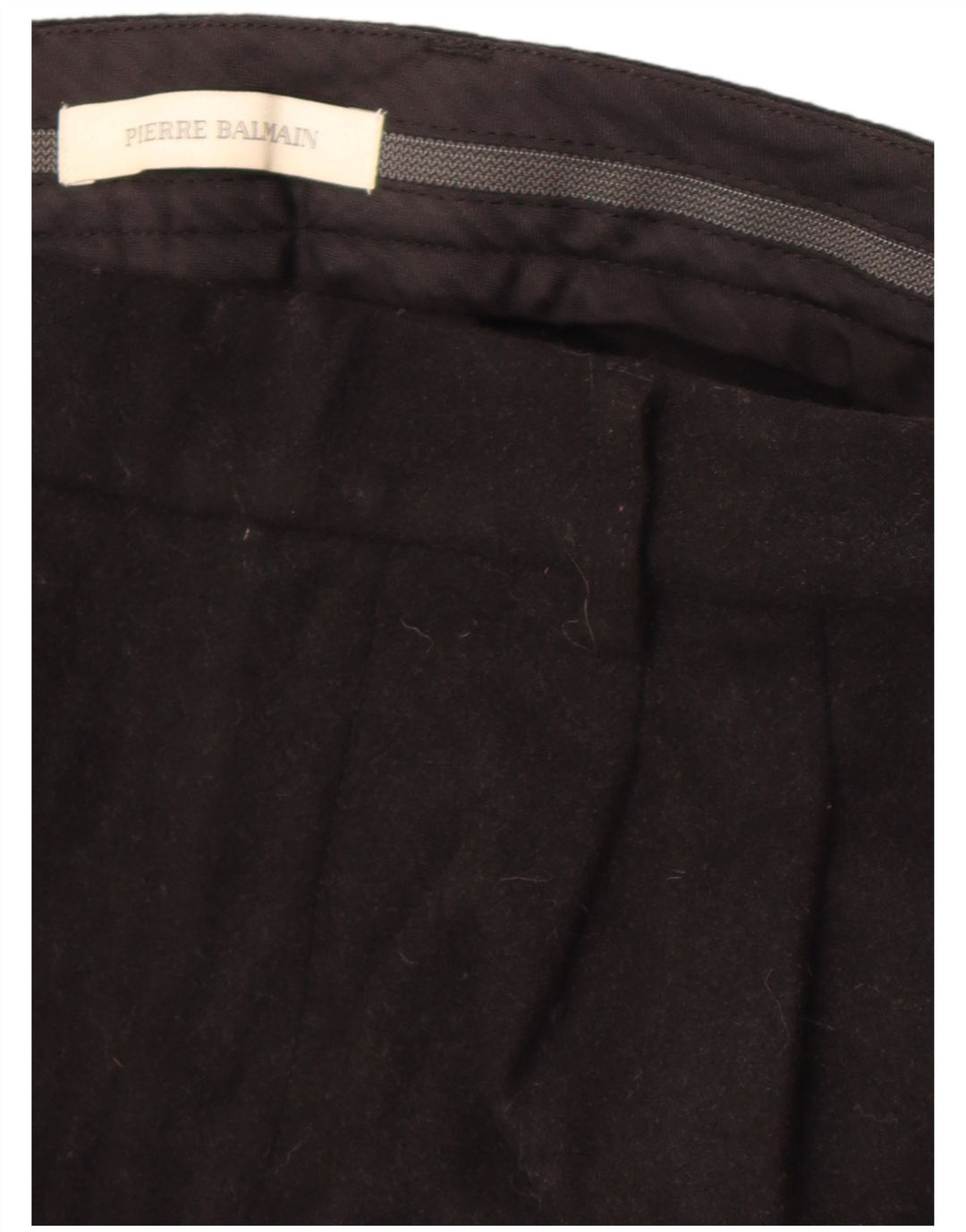 Pierre Balmain Pantalon De Costume Droit Homme W32 L27 Noir Classique