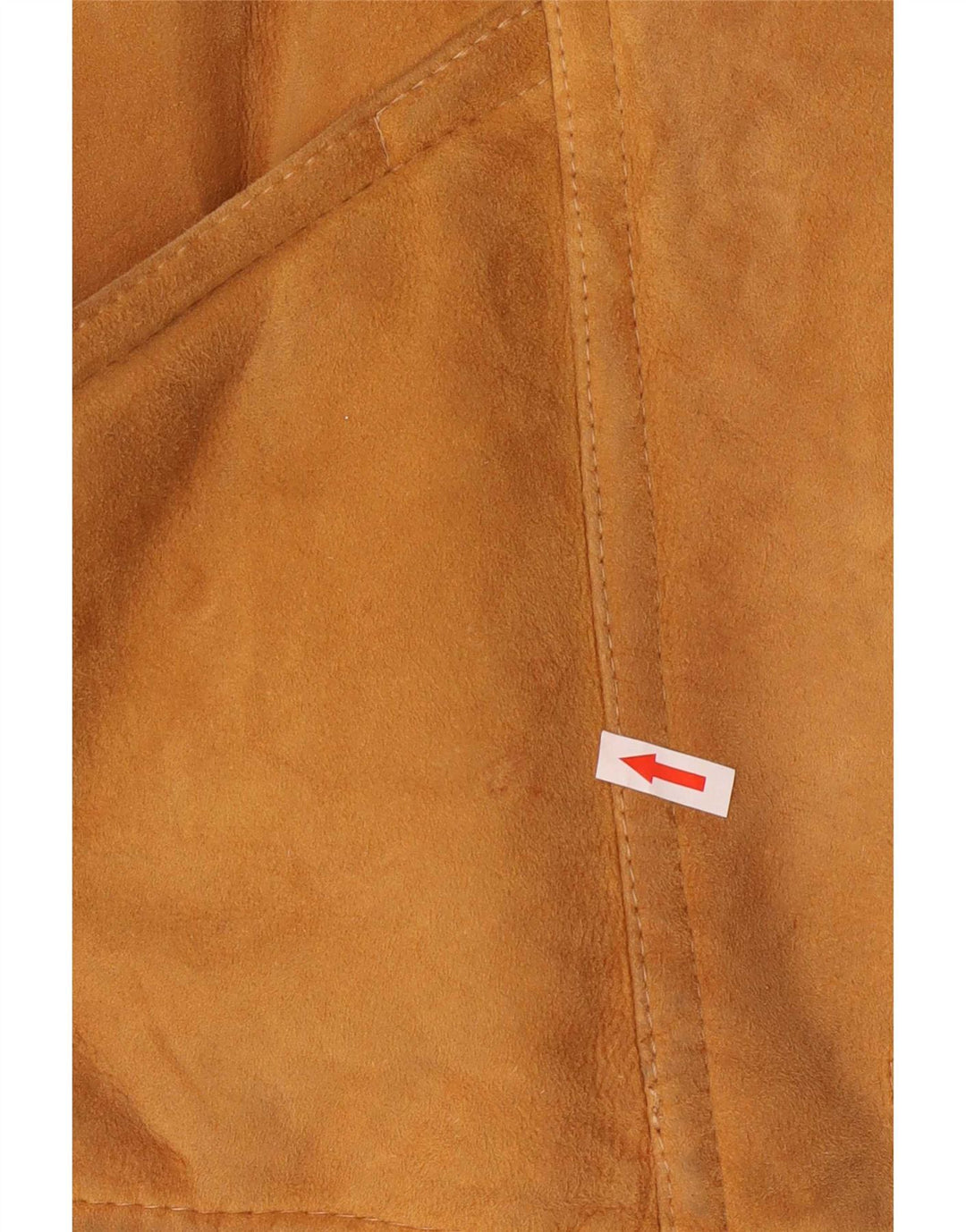 veste en peau de mouton surdimensionnée vintage pour femme IT 42 Colorblock brun moyen