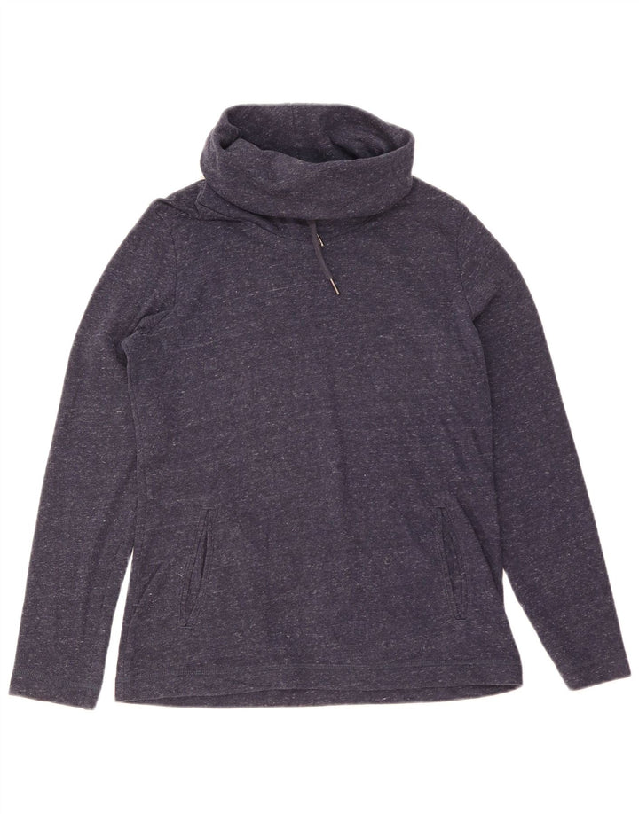 Marks & Spencer Sweat-shirt pour femme UK 10 Small Bleu marine moucheté