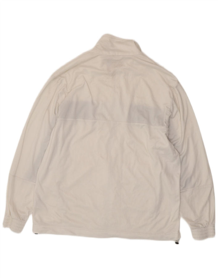 LOTTO Veste de survêtement pour homme 2XL Blanc Colorblock Polyester