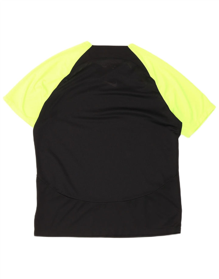 Nike Hommes Dri Fit T-Shirt Haut XL Noir Colorblock Polyester